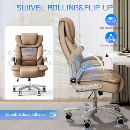 China Manufacture Swivel Executive Office Chair Modern Design Ergonomic Mesh Chair with Adjustable Headrest Iron Metal Material