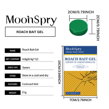 MOONSPRY Cockroach Bait Gel Household Living Room Indoor Kitchen Cleaning Cockroach Repellent Insect Bait Agent