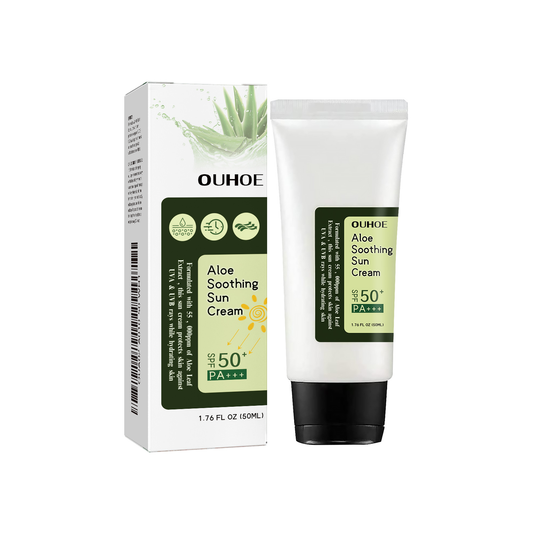 OUHOE Aloe Vera Protective Cream Hydrating Refreshing UV Protection Cream