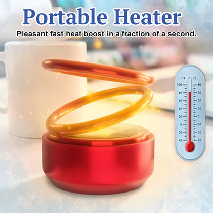 Homonth Portable Dynamic Molecular Heater Car Window Snow Ice Fog Removal Convenient Heater