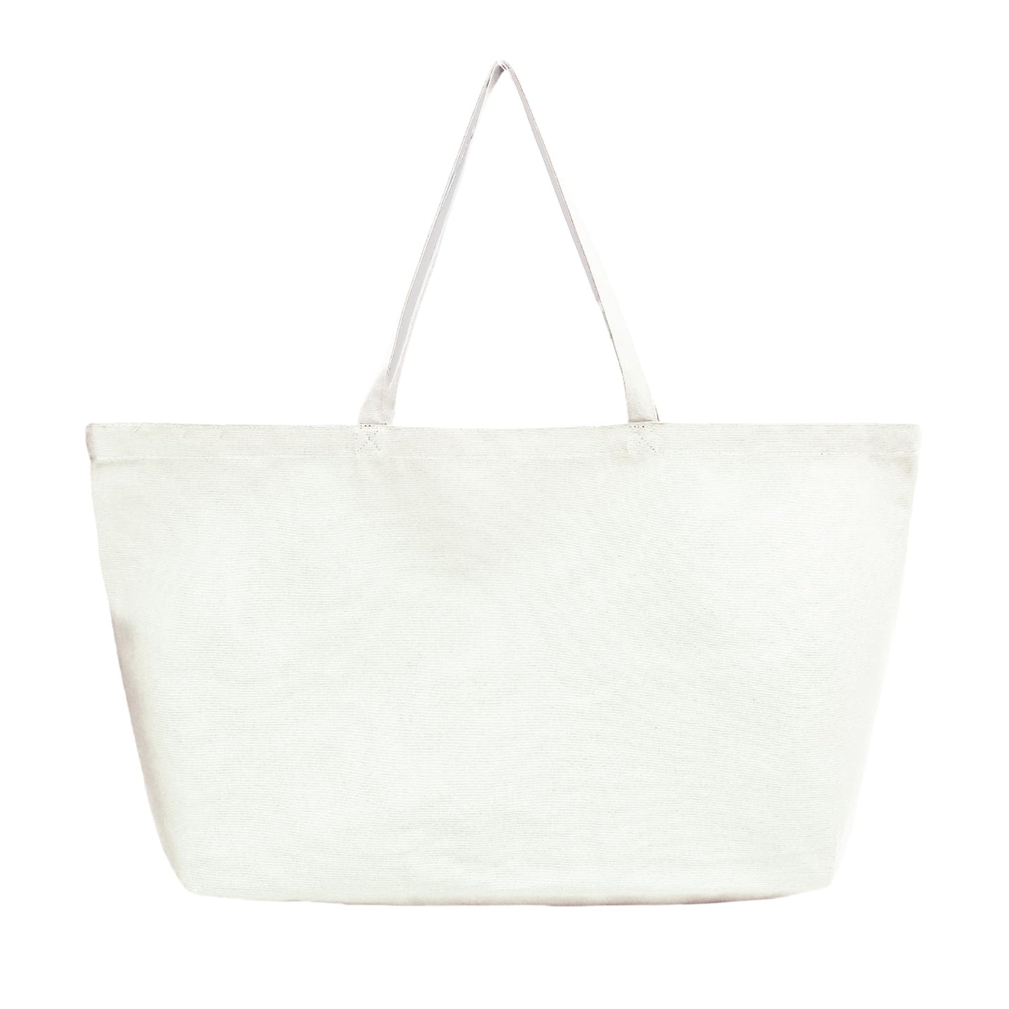 Popular Design White Everything Bag Extra Large Reusable Shopping Bag Eco Friendly Canvas Tote Bag