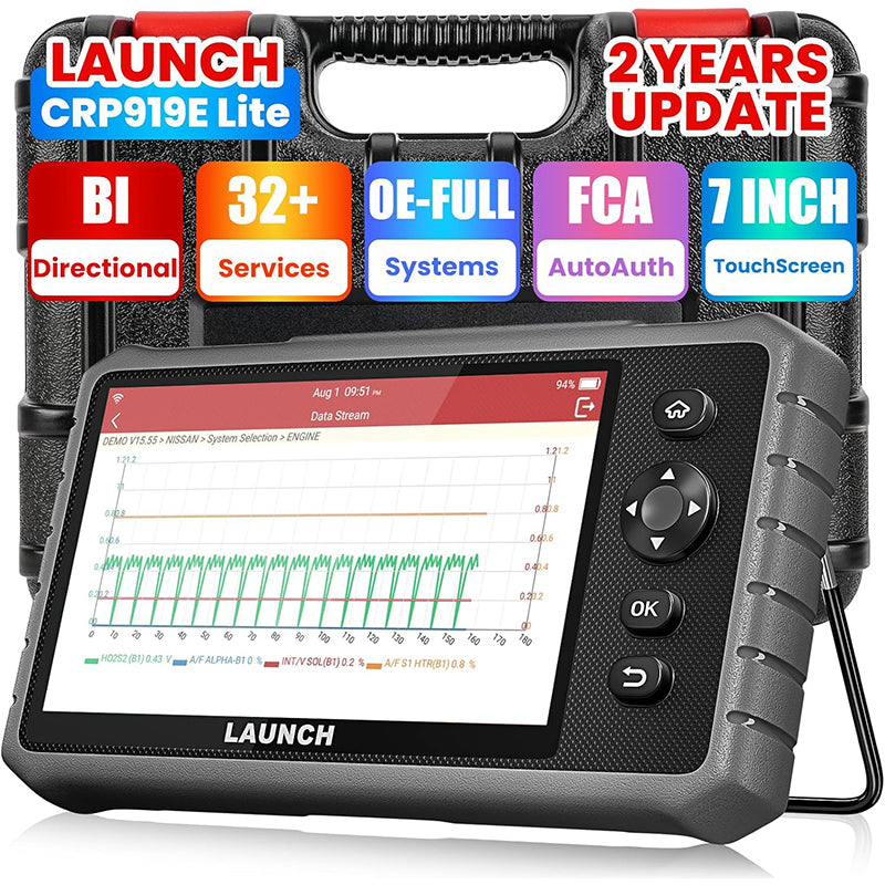 LAUNCH  CRP919E Lite Bi-Directional Scan Tool All System Automotive Diagnostic Machine Upgrade From CRP909E/909X