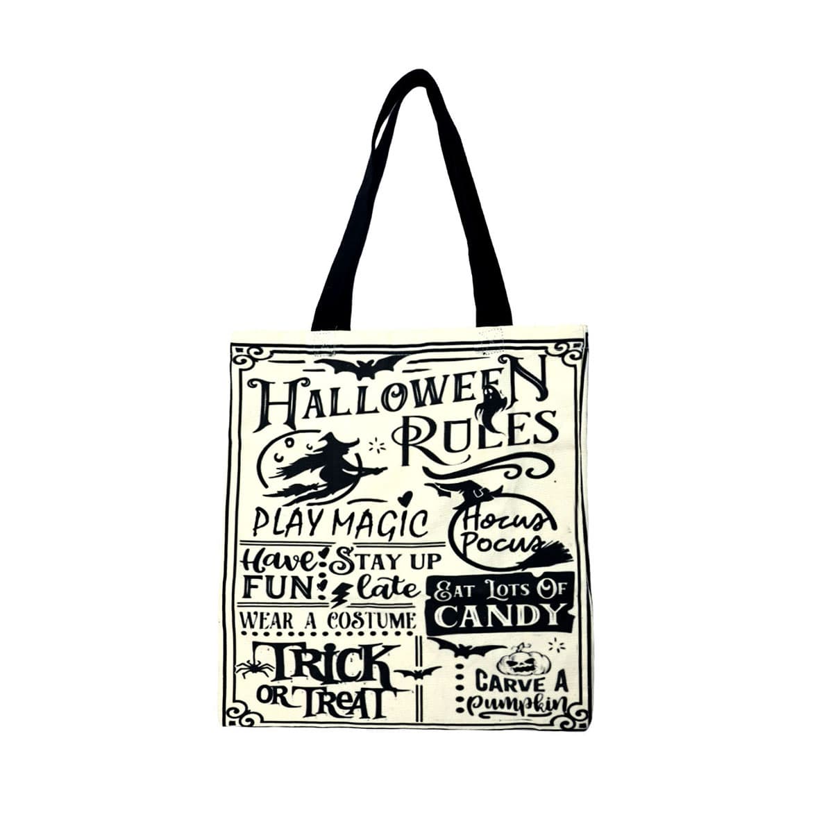 Wholesale Halloween Decorative Gifts Kids Tote Bag Children'S Candy Gift Canvas Bag for Halloween Party