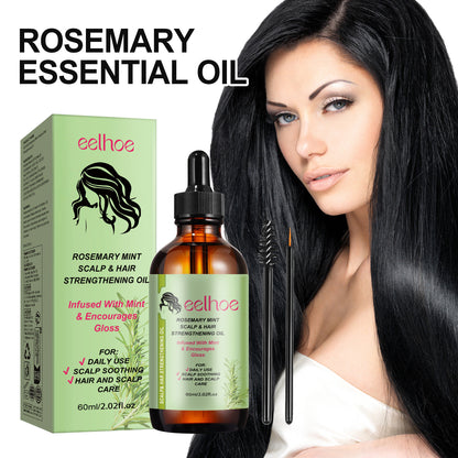 EELHOE Rosemary Hair Care Essential Oil Hair Repair Hair Dry and Frizz Supple Hair Hair Care Essential Oil