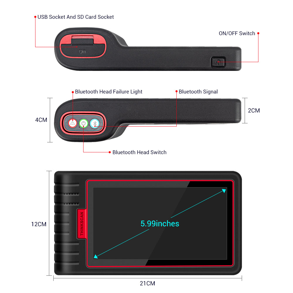 Thinkscan Max 2 Online Full OBD2 Functions All System Auto Diagnostics Obd Car Scanner Diagnostic