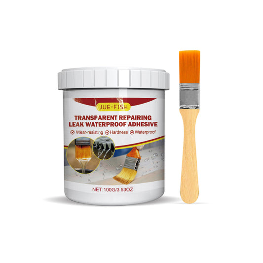 Jue-Fish Transparent Leak-Repairing Waterproof Adhesive Brick-Free Bathroom Kitchen Floor Tile Paint Waterproof Agent