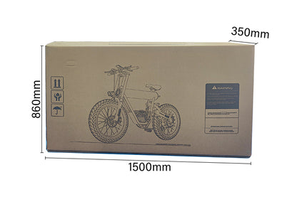 Best Selling 48V 1000W 1500W 45-50Km/H Fast Speed COSWHEEL CT20 Brown Handle Wholesale Customized 30Ah Battery Electric Bike