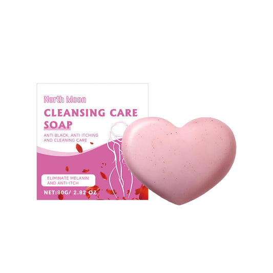 North Moon Cleaning and Care Soap Women Body Bath Cleansing Pore Moisturizing Moisturizing Soothing Soap