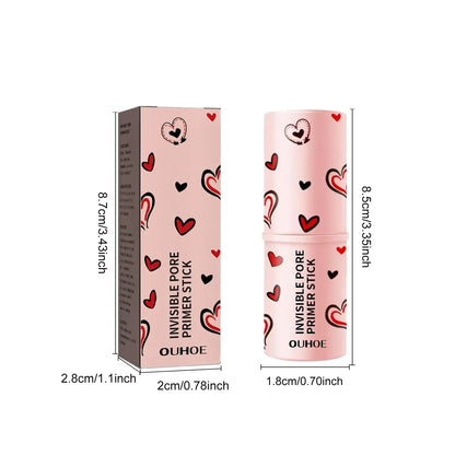 OUHOE Pore Concealing Stick Brightening Skin Tone Concealer Acne Marks Invisible Pores Softening Makeup Primer Stick