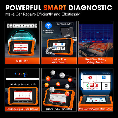 Launch CRE 2.0 for BMW Series Automotive Diagnostic Tool ECU Coding OBD2 EOBD Code Reader Full Reset Function Vehicle Fault Scan