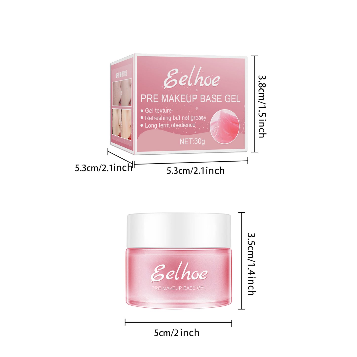 EELHOE Primer Gel Before Makeup Moisturizing and Firming Skin Primer Concealer Cream Before Makeup