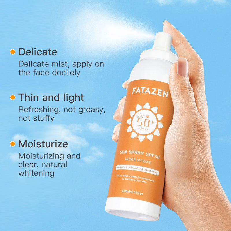 High Quality Sunscreen Spray Protectores Solares Faciales Sun Spray Moisturizer Sun Block Spf 50+ Anti Sunburn Sun Screen Spf 50