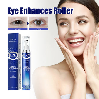 Jaysuing Eye Care Roller Relieve Eye Fatigue Discomfort Fade Dark Circles Pigment Massage Roller