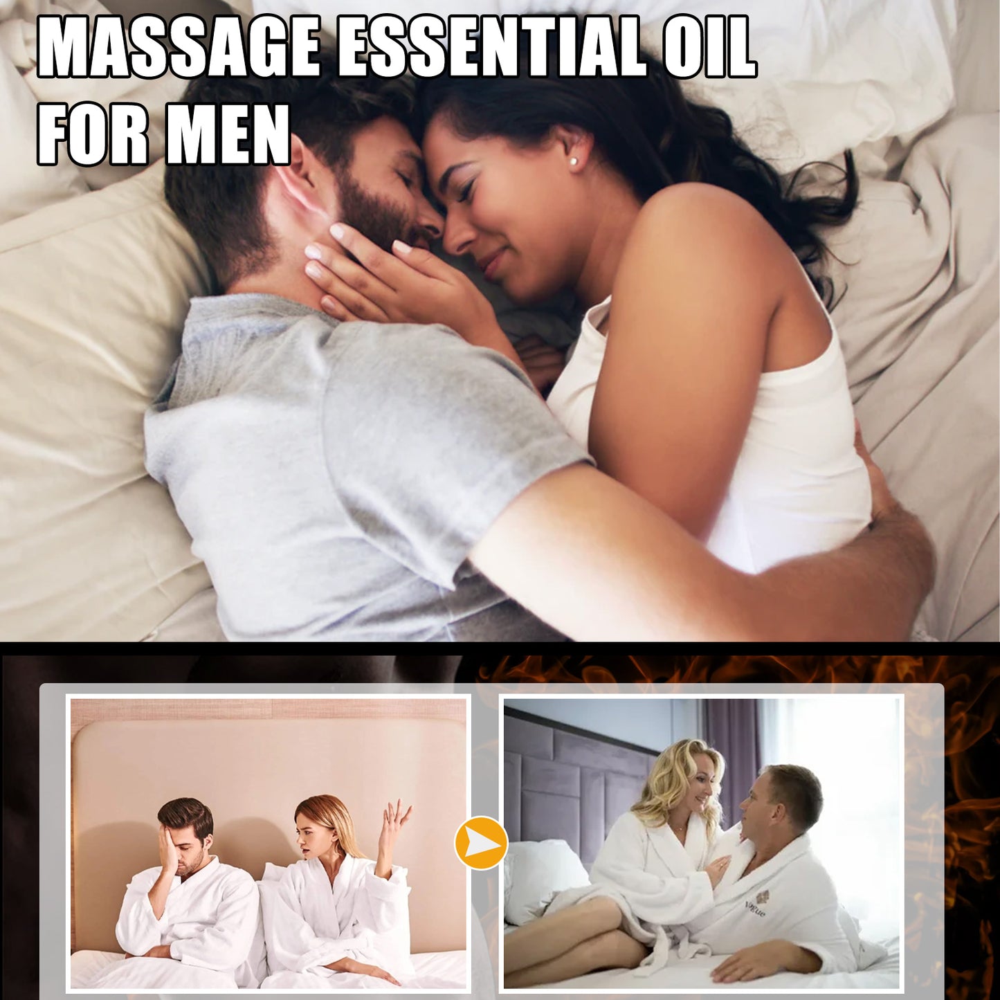 EELHOE Men's Massage Essential Oil Men's Maintenance Massage Care Essential Oil Body Care Essential Oil