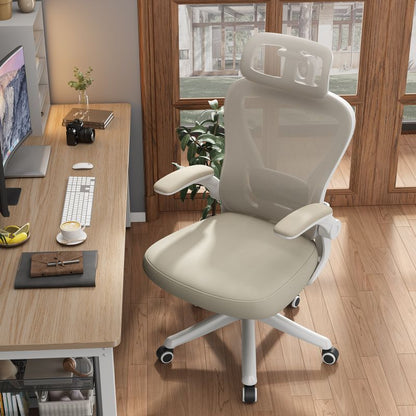 Factory Direct Modern Ergonomic Mesh Task Chair Adjustable Headrest Chinese Style Swivel Office Chair Metal Plastic Material