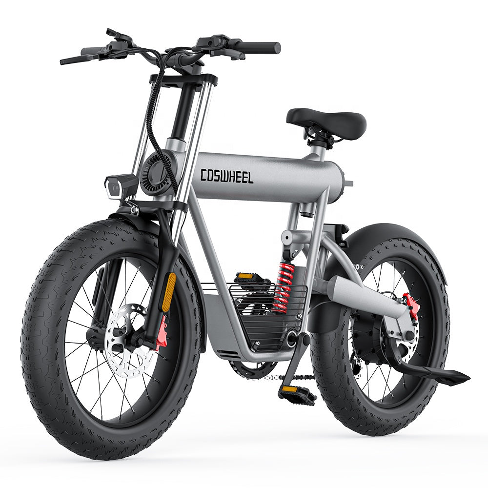 COSWHEEL T20 Free Shipping EU USA Warehouse CE 500w 1000w Oils Brake Electric Bicycle Electric City Bike