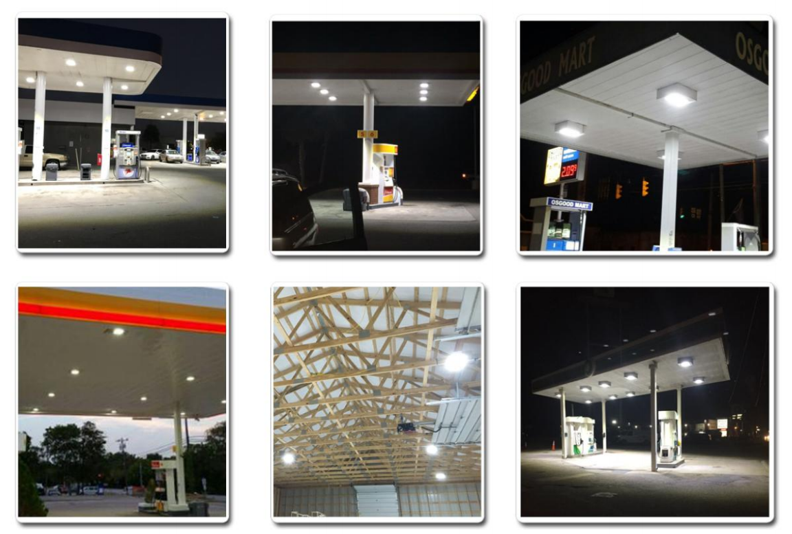 Canopy Light 100w Lights Anti-glare Outdoor Led Gas Station Canopy Light