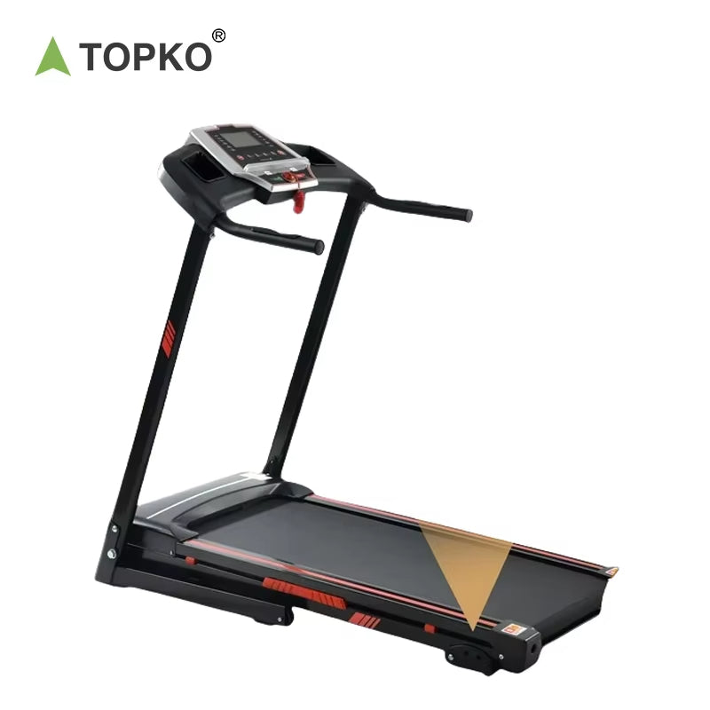 TOPKO in STOCK US WAREHOUSE Multi-functional LCD Display Folding Home Treadmill