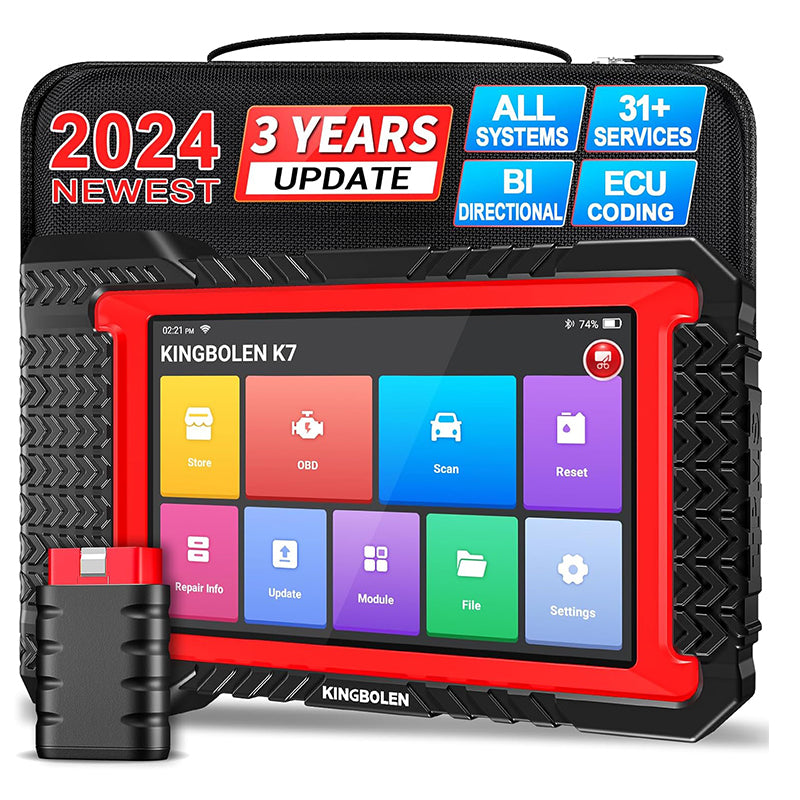 Hot Selling Kingbolen K7 Full System Bi-directional Scan Tool With ECU Coding OBD2 Automotive Code Reader 3 Years Free Update