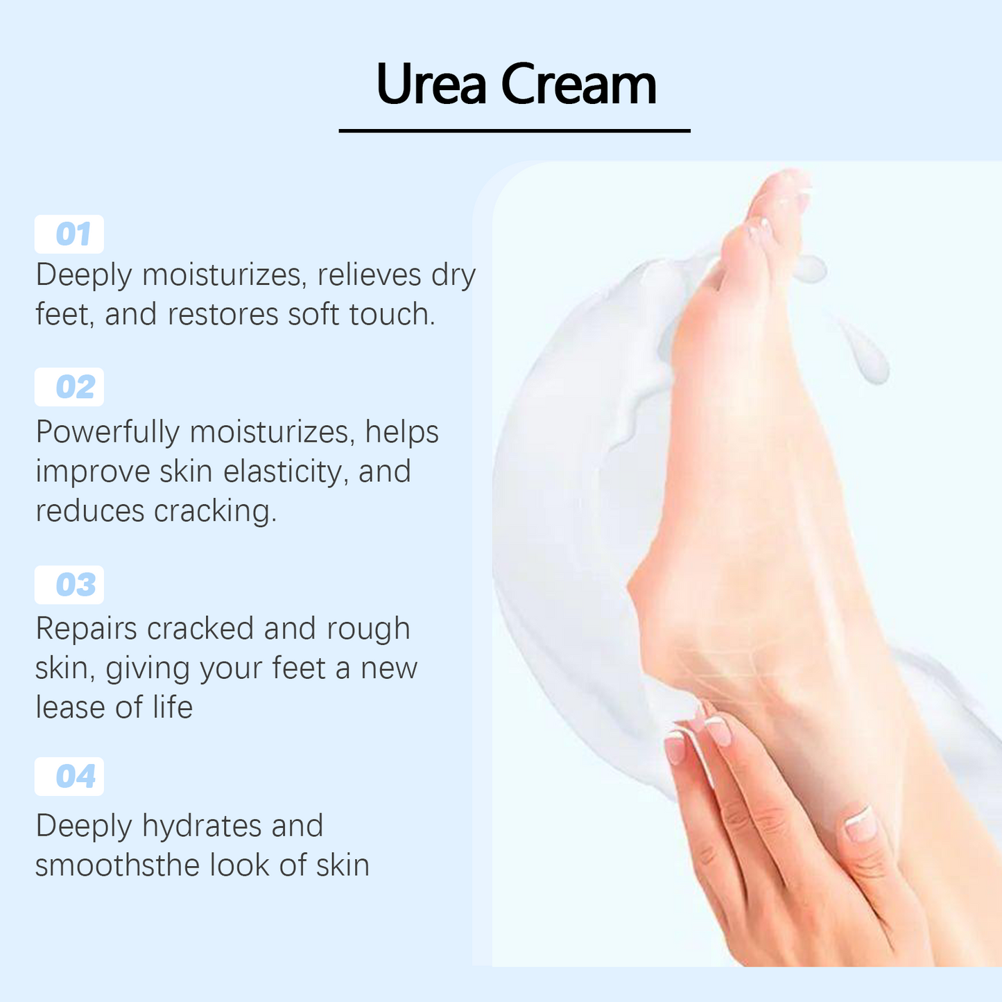 Wiyun Urea Moisturizing Foot Repair Cream Moisturizing Foot Hydrating Urea Foot Cream Soft Care