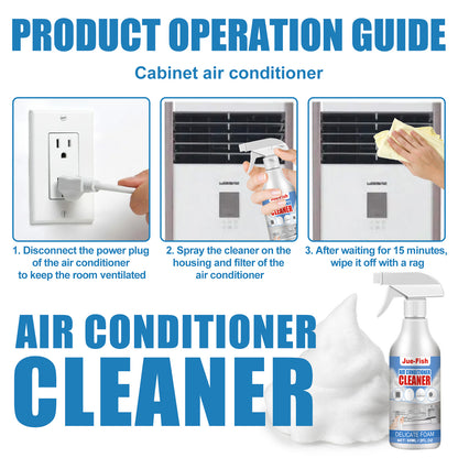 Jue-Fish Air Conditioner Cleaner Household Air-Conditioner Hanging Machine Disassembly-Free Wash-Free Deodorant Descaling Foam Air Conditioner Cleaning