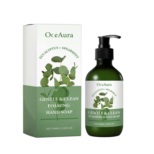 OceAura Eucalyptus Mint Hand Sanitizer Hand Gentle Cleansing Decontamination Moisturizing and Nourishing Skin Skin Cleansing