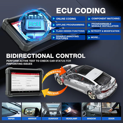 2025 New  X431 IMMO Plus Key Programmer Car Diagnostic Tools Auto OBD2 Scanner ECU Coding Active Test