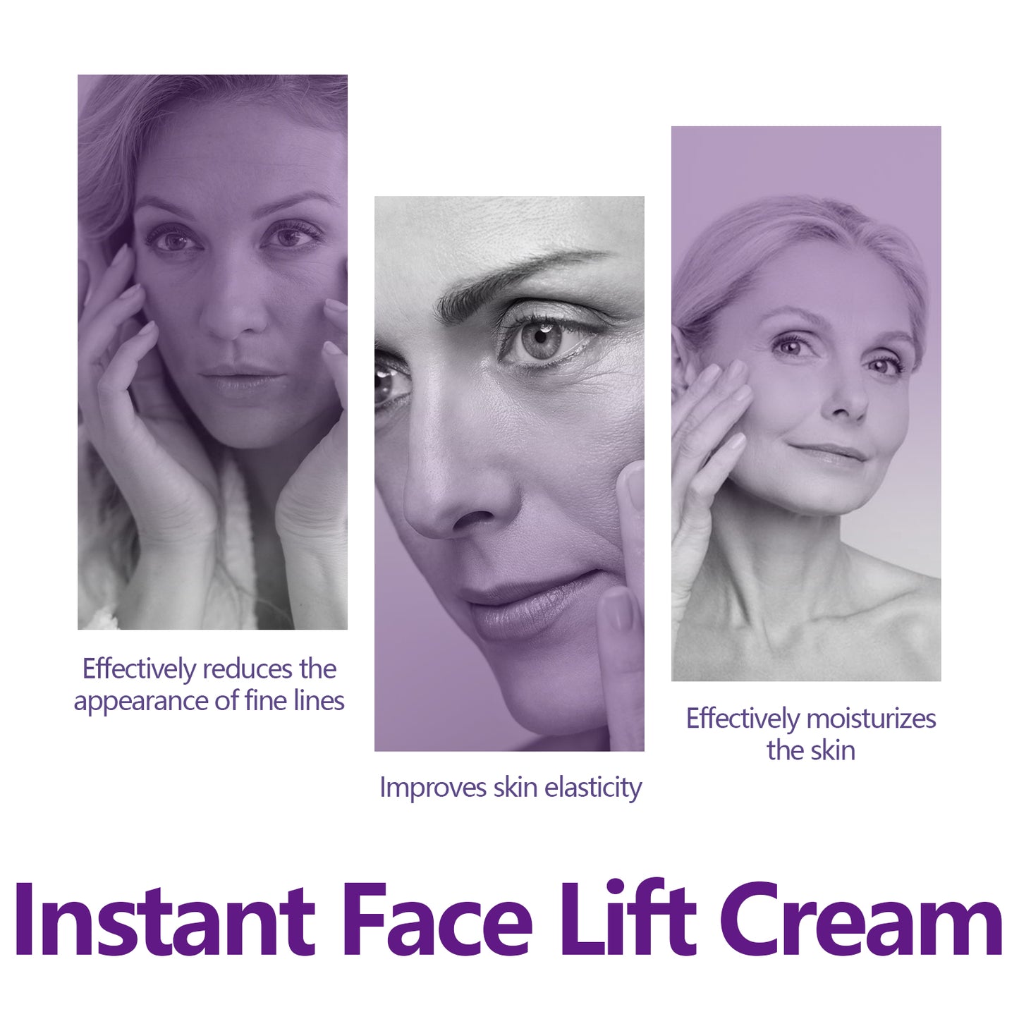 Hoygi Facial Lifting and Firming Cream Facial Cream for Reducing Fine Lines and Nasolabial Folds, Gentle Hydrating and Moisturizing Cream