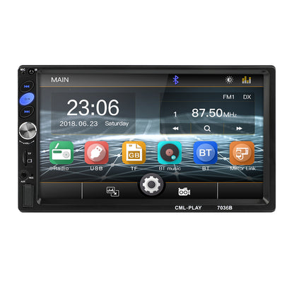 MP5 Player Hands-free 7-inch 2 Din Multimedia FM Mirror Link Touch Screen 7010B USB FM Rear View Indash Car Radio