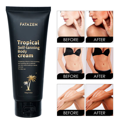 Private Label Natural 3 Hours Instant Dark Tanning Lotion Body Care Suntan Oil Skincare OEM Self Tanner Sunless Tanning Cream