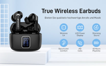 Sansui W9 TWS Binaural HD Call Noise Reduction CE FCC Rohs Fone De Ouvido Hi-Fi Sound Gaming Wireless bluetooth Earphone Earbuds