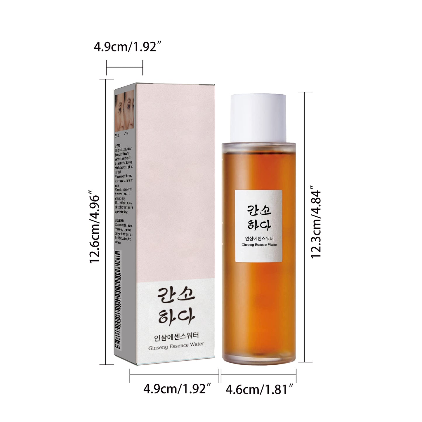 Jaysuing Ginseng Essence Water Brightening Skin Tone Moisturizing Repair Skin Dullness Fade Fine Lines Anti-Wrinkle Essence