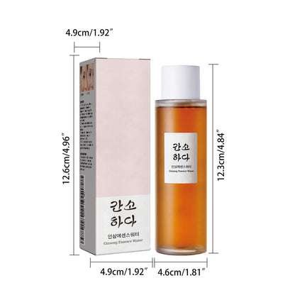 Jaysuing Ginseng Essence Water Brightening Skin Tone Moisturizing Repair Skin Dullness Fade Fine Lines Anti-Wrinkle Essence