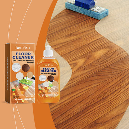 Jue-Fish Floor Cleaner Wood Floor Cleaning Polishing Brightening Strong Decontamination Descaling Tile Cleaner