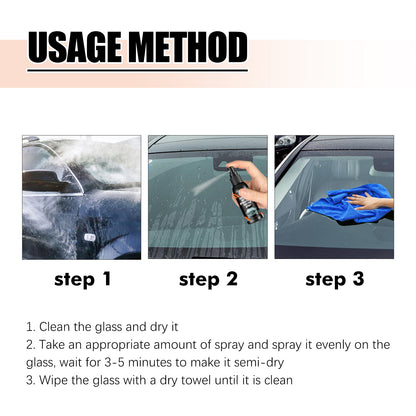 Rayhong Car Windshield Spray Rearview Mirror Windshield Cleaning Stain Water Repellent Anti-Fog Agent