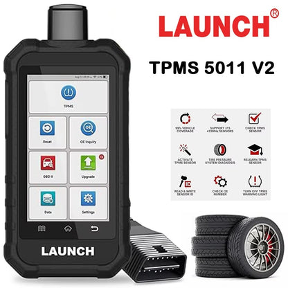 Creader TPMS 5011 V2 Tire Pressure Programming Sensor Scan Tool