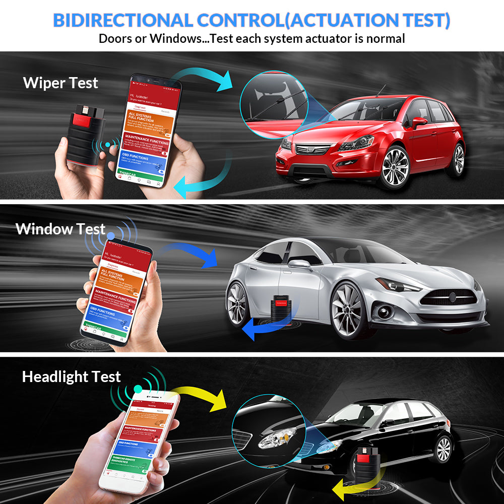 THINKCAR Thinkdiag New Version OBD2 Scanner Easydiag4.0 Diagnostic Tool With Full Brand Softwares 16 Resets ECU Coding ELM327