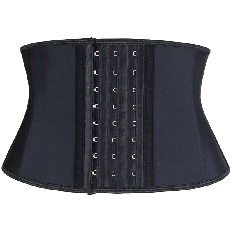 New Short Torso Waist Trainer 7 Inch Latex Body Shape Wear Tummy Control Women Underbust Corset Shaper