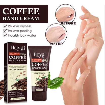 Hoygi Coffee Hand Cream Repair Hand and Body Skin Dead Skin Dryness Improve Roughness Smooth Skin