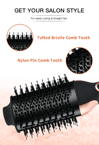 PRITECH Hair Straightener Comb Hair Dryer Brushes One Step Hair Dryer Volumizer Professional Hot Air Brush Electric Custom 1000W