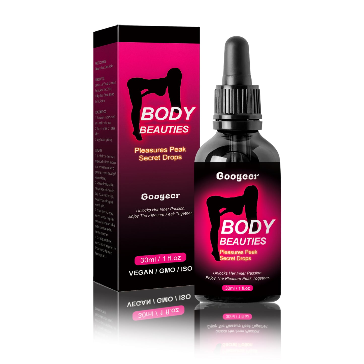 Googeer Women's Care Drops Women's Body Skin Moisturizing Gentle Massage Health Care Drops