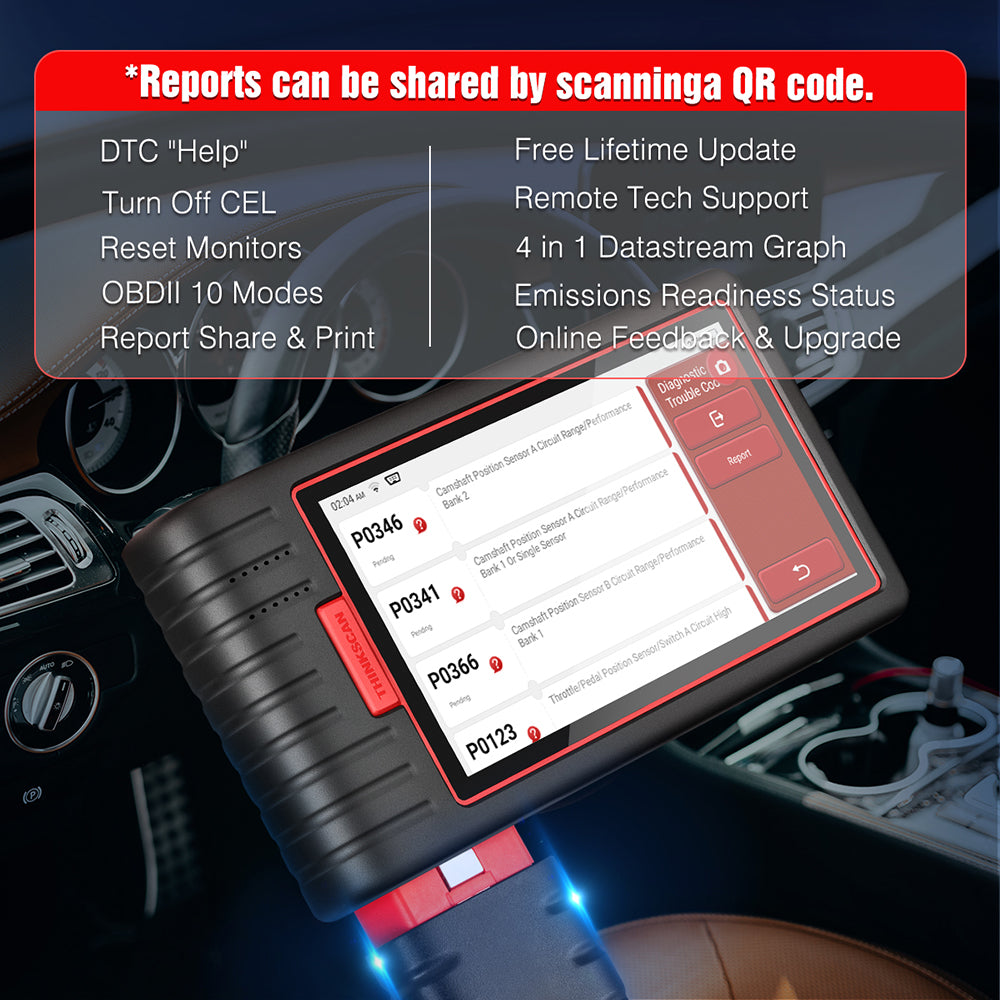 Thinktool ThinkScan Max 2 Full System Lifetime Free AF DPF IMMO 28 Reset OBD2 Scanner Support CANFD for G-M