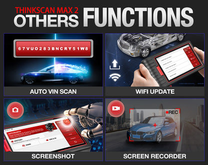 ThinkScan Max2 Bi-directional Control OBD2 Scanner Diagnostic Tools With 28 Resets Free Update