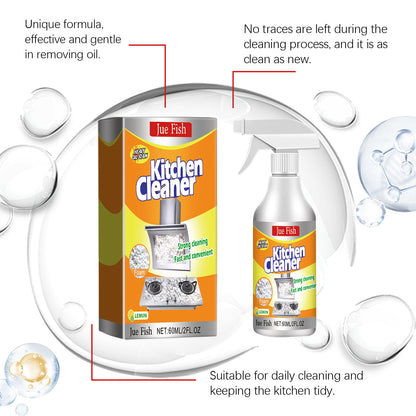 Jue-Fish Kitchen Foam Cleaner Household Kitchen Range Hood Heavy Grease Foam Cleaner Oil Stain Remover