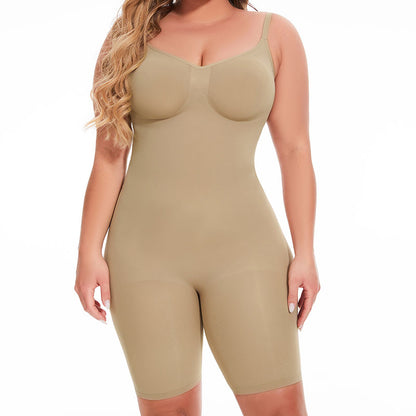 Dropship SEAMLESS Postpartum Abdomen Shapewear Sculpting Short Mid Thigh Slimming Body Shaper for Women Tummy Control Slimmer