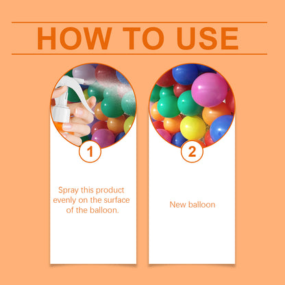 DOWMOO Rubber Balloons Bright Spray Balloon Improve Skin Gloss Lasting Effect Increase Atmosphere Gloss Spray