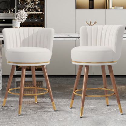 Modern Bistro Bar Stool Chair High Metal Legs Upholstered Seating Nightclubs Hotels Commercial Stock Furniture Deco Living Room