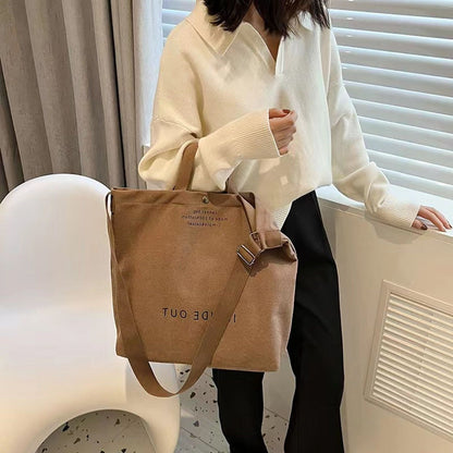 USA Warehouse Women'S Tote Bags Shoulder Bag High Quality Heavy Weight Cotton Canvas Tote Bag