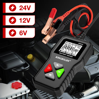 BM550 Battery Tester 6V 12V 24V 100-2000A CCA Capacity Digital Cars System Batteries Analyzer Auto Battery Tool PK KW208