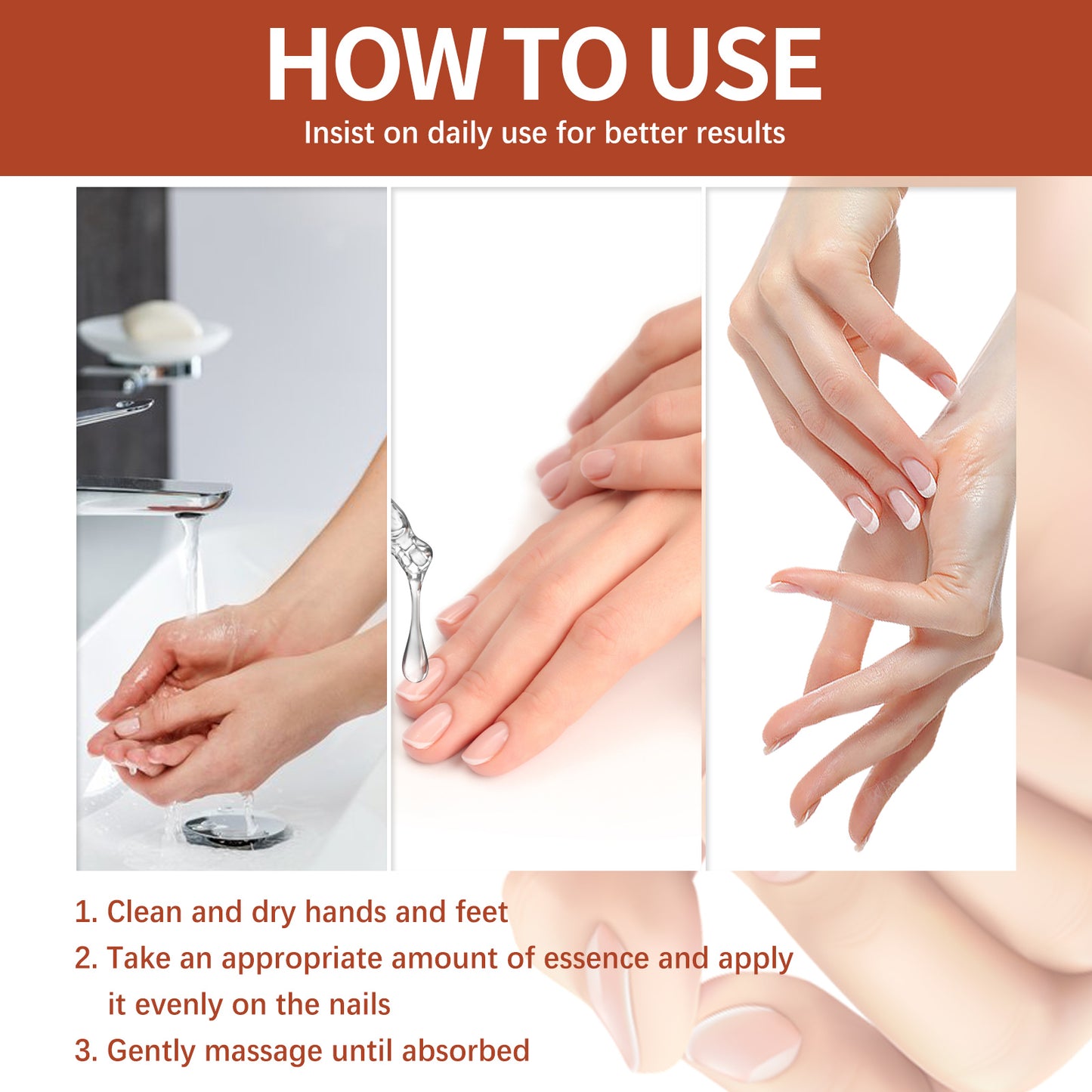 EELHOE Nail Care Essence Hand and Foot Nail Repair Soft Nail Thickening Moisturizing Brightening Nail Care Essence